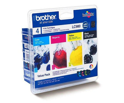 Tusz Brother LC980VALBP CMYK 270 str. (zestaw)